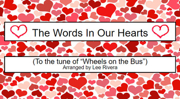 Preview of Kindergarten "Heart Word" (sight word) Song