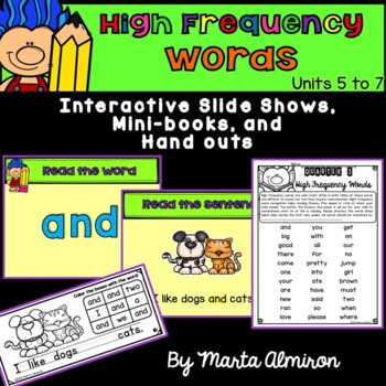 Preview of Kindergarten High Frequency Words - Qtr 3 {Includes DIGITAL RESOURCE}