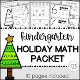 Kindergarten Holiday Math Packet