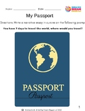 Kindergarten Holiday Travel Passport Workbook Cursive Writ