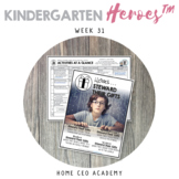 Kindergarten Homeschool Curriculum - Week 31 (Distance Learning)