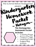 Kindergarten Homework Packet - Hexagon