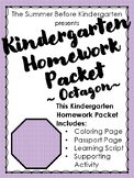 Kindergarten Homework Packet - Octagon