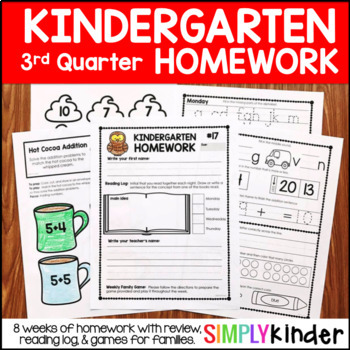 kindergarten homework games