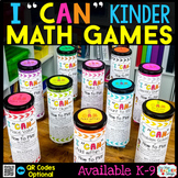 Kindergarten I CAN Math Games | Math Centers | BUNDLE