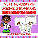 Kindergarten I Can Science Statements (Next Generation Standards)