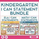 Kindergarten I Can Statements Bundle