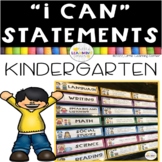 Kindergarten "I Can" Statements /  ELA, Math, Science, Soc