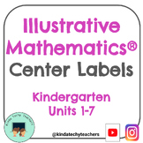 Kindergarten IM® Math Center Labels & Guide by Unit & Section