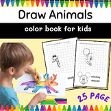 Kindergarten Illustration Unit /Draw and Color/Draw Animals