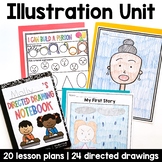 Kindergarten Illustration Unit | I Can Draw With Shapes | 