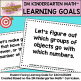 IM Kindergarten Math™ Goals ALL LESSONS, ALL YEAR! Time-Saver!