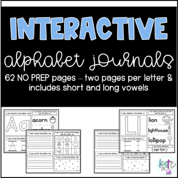 Preview of Interactive Alphabet Journals