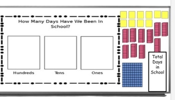 Preview of Kindergarten Interactive Calendar 