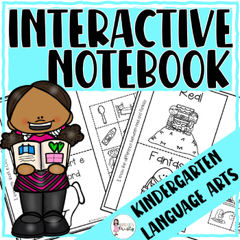 Preview of Kindergarten Interactive Notebook LANGUAGE ARTS