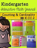 Kindergarten Interactive Math Journal {K.CC.2}