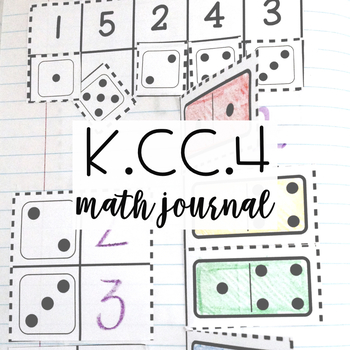 Preview of Kindergarten Interactive Math Journal {K.CC.4}