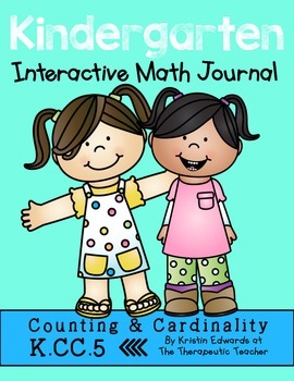 Preview of Kindergarten Interactive Math Journal {K.CC.5}