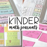 Kindergarten Math Journal YEAR LONG BUNDLE