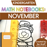 Kindergarten Interactive Math Notebook for November