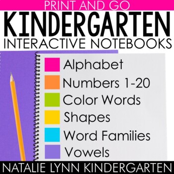 Preview of Kindergarten Interactive Notebooks Bundle