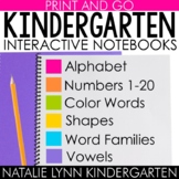 Kindergarten Interactive Notebooks Bundle
