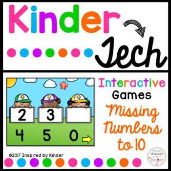 Preview of Number Sequencing 1-10 {Interactive Game}