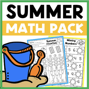 Preview of Kindergarten JUNE Math Packet