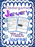 Kindergarten January Math Journal