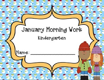Preview of Kindergarten January Morning Work