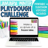 Kindergarten January Playdough Challenges