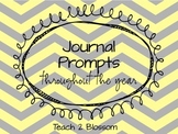 Kindergarten Journal Prompts for ALL writers.