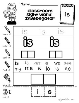 kindergarten journeys vol 2 sight word worksheets sight word