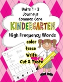 High Frequency Words Journeys Common Core Units 1-3 Work C