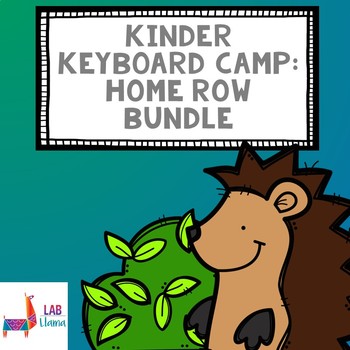 Preview of Kinder Keyboard Camp: Home Row Lesson Bundle