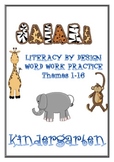 Kindergarten LBD Word Work Classroom Resources