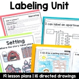 Kindergarten Labeling Unit | I Can Label and Write | Write