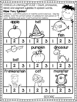 Kindergarten Language Arts Benchmark Assessment - (Aligned ...