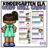 Kindergarten Language Arts Word Wall Cards