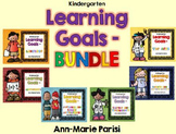Kindergarten Learning Goals BUNDLE