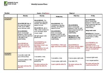 Preview of Kindergarten Lesson Plan Week 17