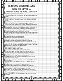 Kindergarten Level A-C Reading Skills Checklist