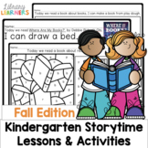 Kindergarten Library Lessons and Activities Fall