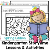 Kindergarten Library Lessons and Activities Spring