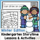Kindergarten Library Lessons and Activities Winter January