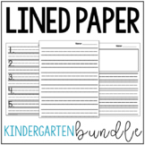 Kindergarten Lined Paper