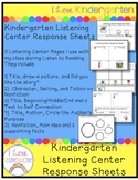 Kindergarten Listening Center Response Sheets