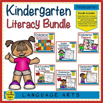 Kindergarten Literacy Bundle: Reading, Writing & Handwriting Resources