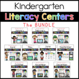Kindergarten Literacy Centers BUNDLE