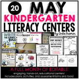 Kindergarten Literacy Centers for May